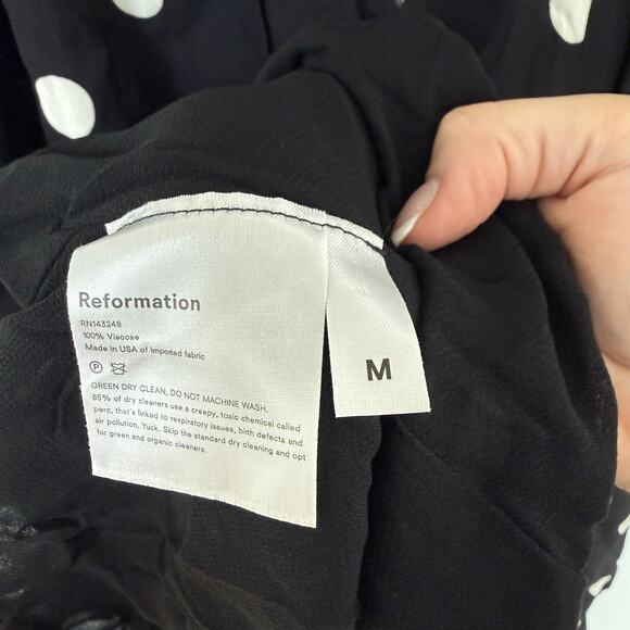 Reformation Rosamund Polka Dot Dress - Picture 4 of 5